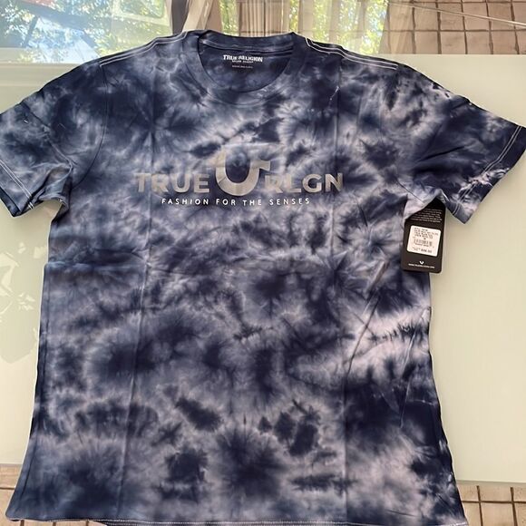 True Religion NWT t-shirt night sky tie die - Picture 3 of 8